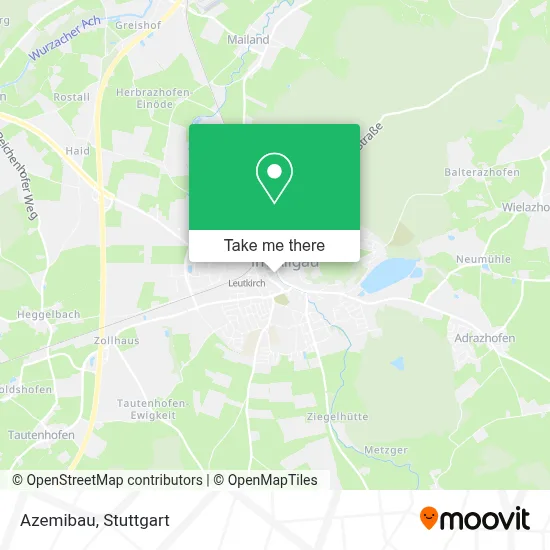 Azemibau map