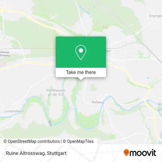 Ruine Altrosswag map
