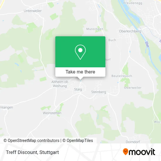 Treff Discount map