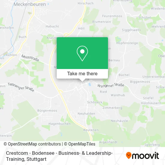 Crestcom - Bodensee - Business- & Leadership-Training map