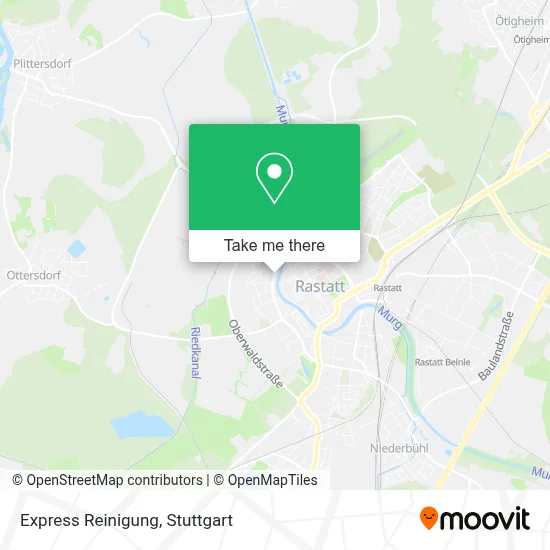 Express Reinigung map