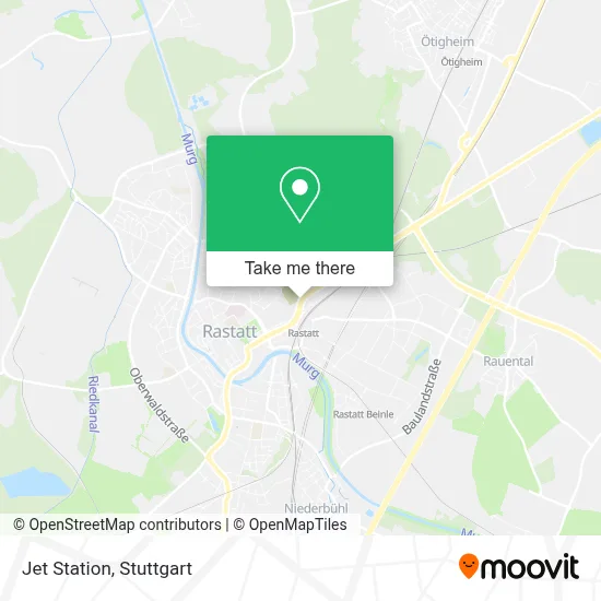 Jet Station map