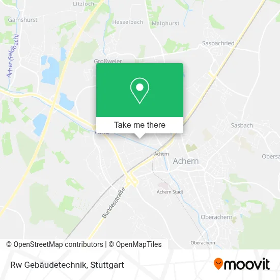 Rw Gebäudetechnik map