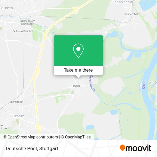 Deutsche Post map