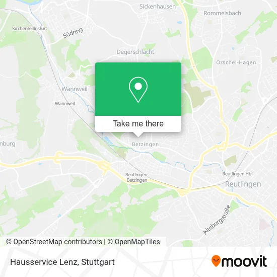 Hausservice Lenz map