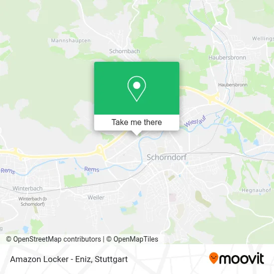 Amazon Locker - Eniz map