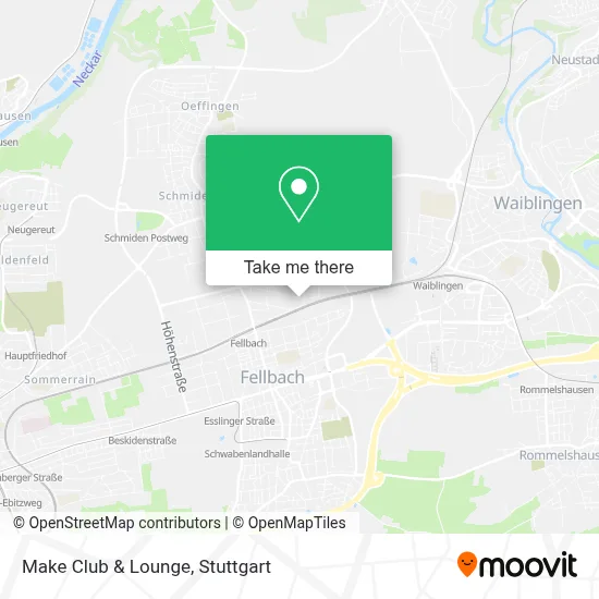 Make Club & Lounge map