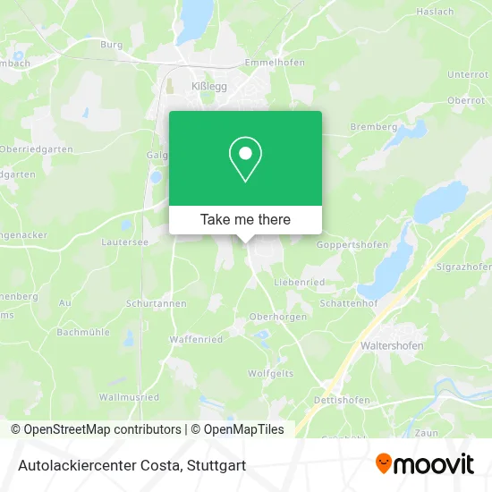 Autolackiercenter Costa map