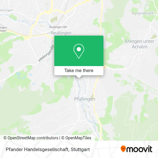 Pfander Handelsgesellschaft map