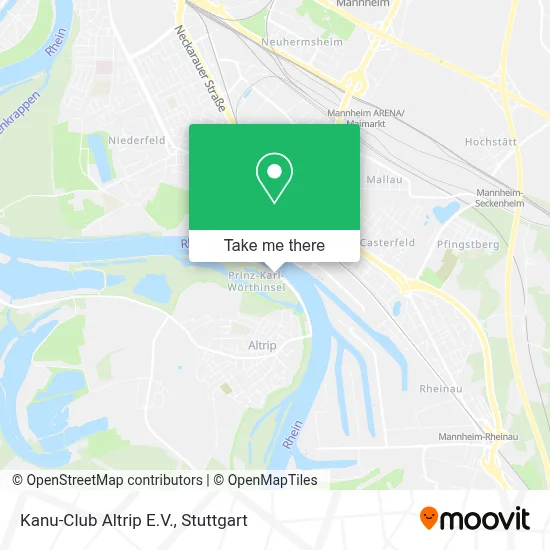 Kanu-Club Altrip E.V. map