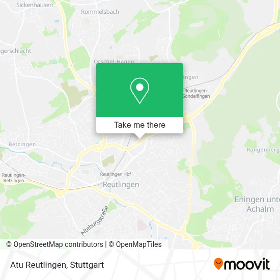 Atu Reutlingen map