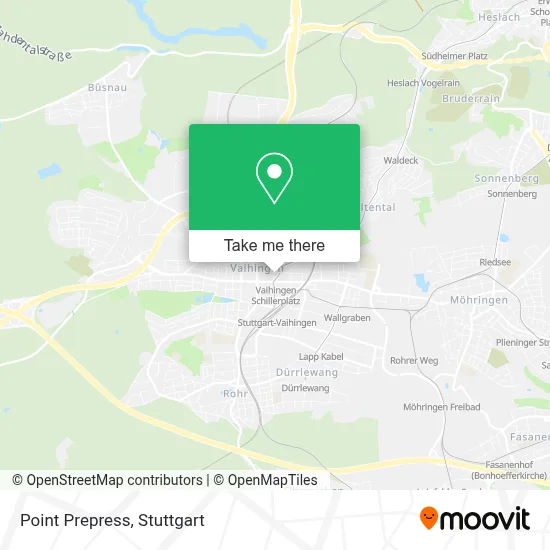 Point Prepress map