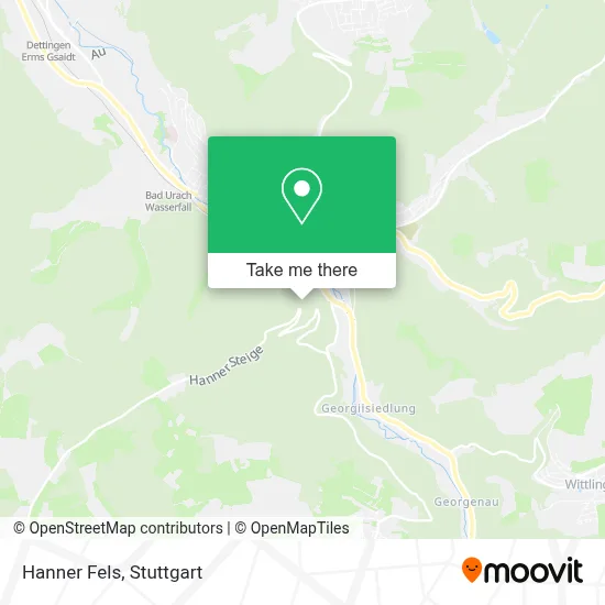 Hanner Fels map