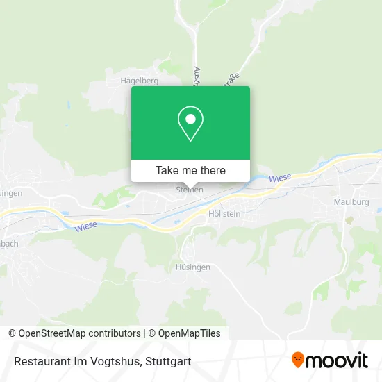 Restaurant Im Vogtshus map