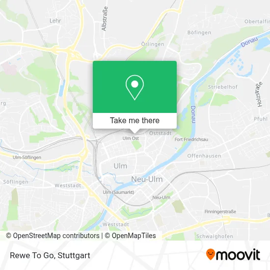 Rewe To Go map