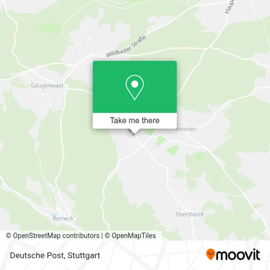 Deutsche Post map