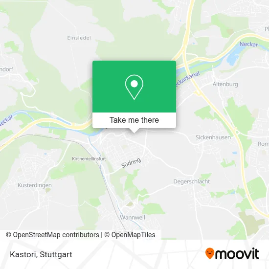 Kastori map