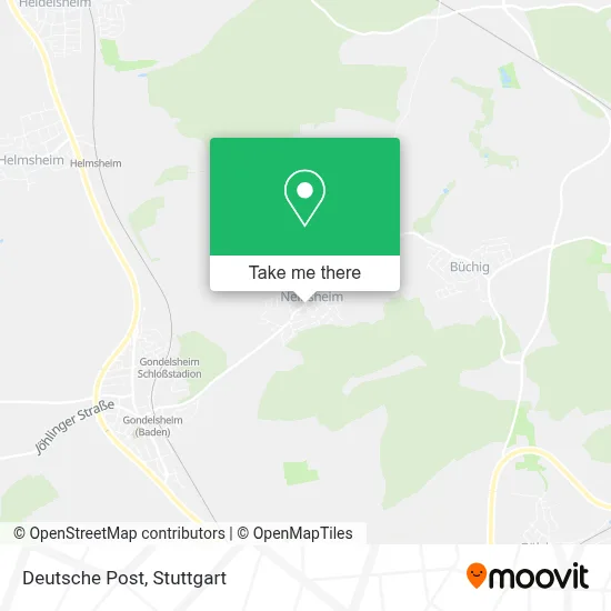 Deutsche Post map