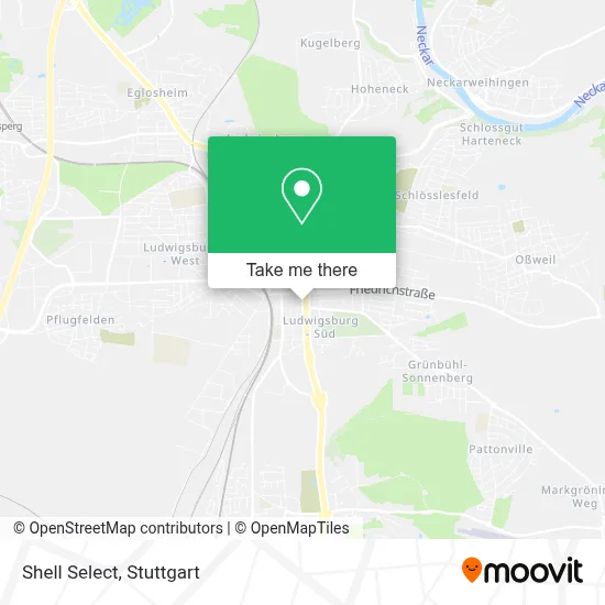Shell Select map
