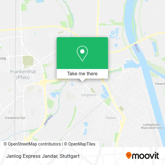 Janlog Express Jandar map