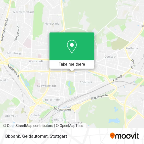 Bbbank, Geldautomat map