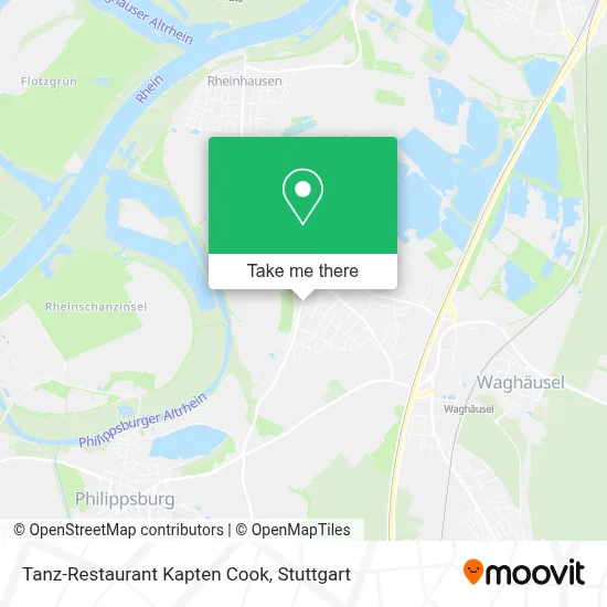 Tanz-Restaurant Kapten Cook map