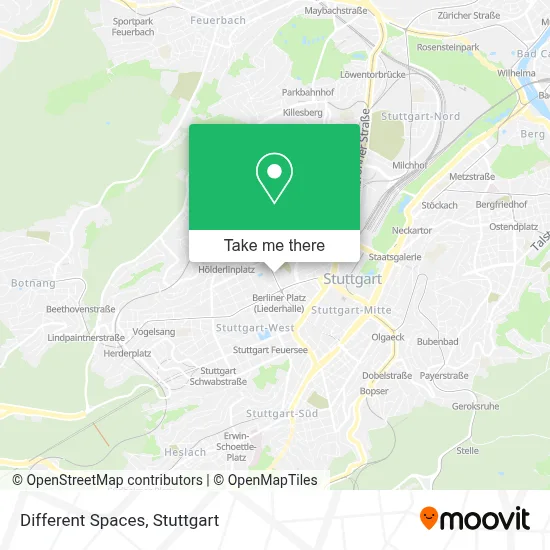 Different Spaces map