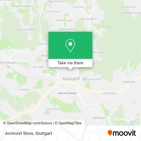 Archivist Store map