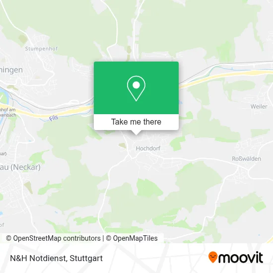 N&H Notdienst map