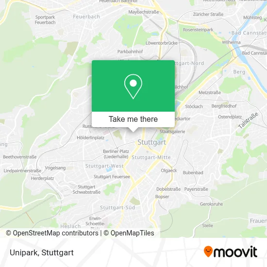 Unipark map