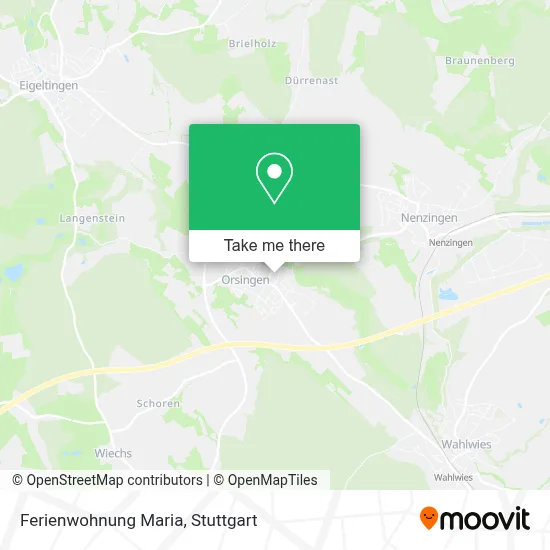 Ferienwohnung Maria map