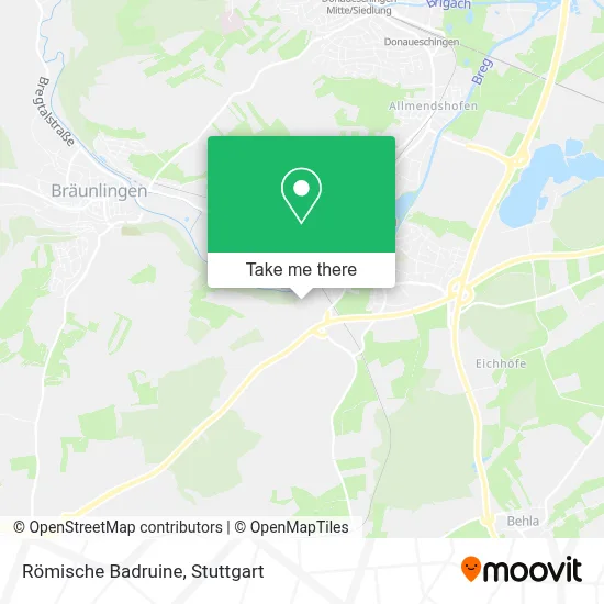 Römische Badruine map