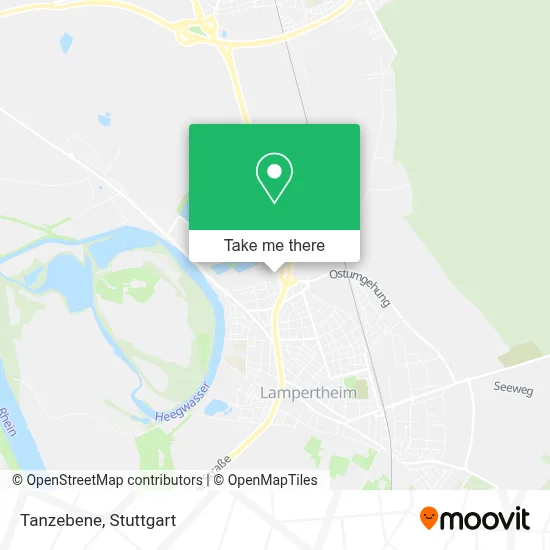 Tanzebene map