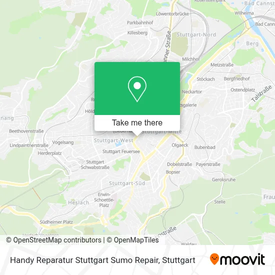 Handy Reparatur Stuttgart Sumo Repair map