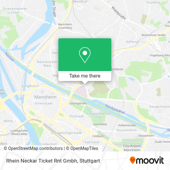 Rhein Neckar Ticket Rnt Gmbh map