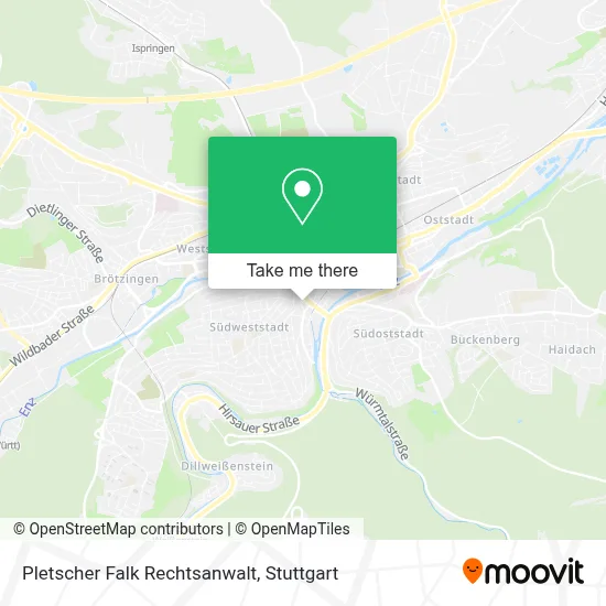 Pletscher Falk Rechtsanwalt map