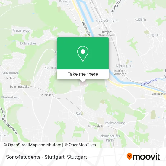 Sono4students - Stuttgart map