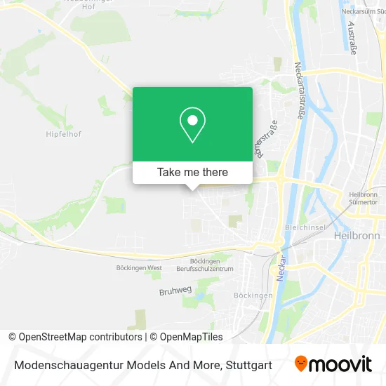 Modenschauagentur Models And More map