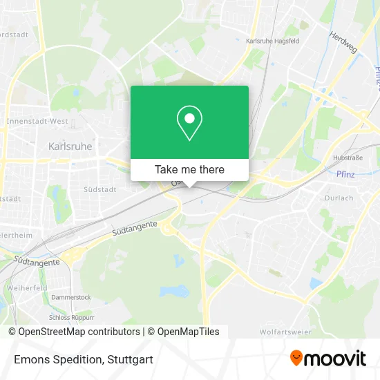 Emons Spedition map