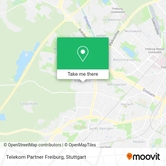 Telekom Partner Freiburg map
