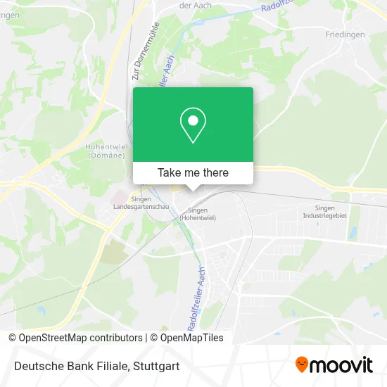 Deutsche Bank Filiale map