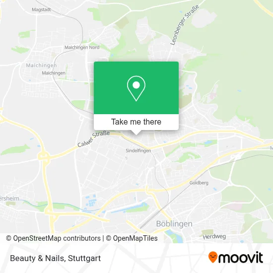 Beauty & Nails map