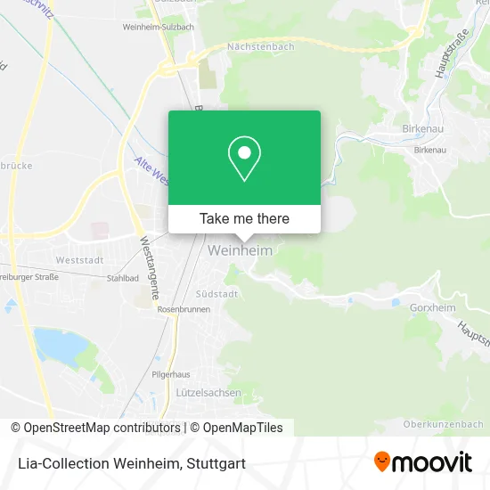 Lia-Collection Weinheim map