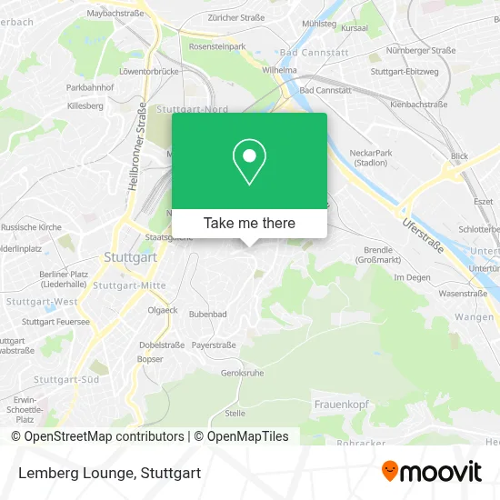 Lemberg Lounge map