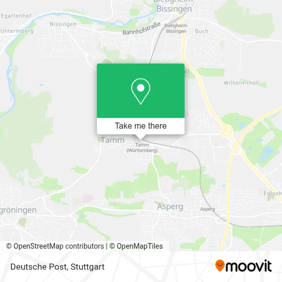Deutsche Post map