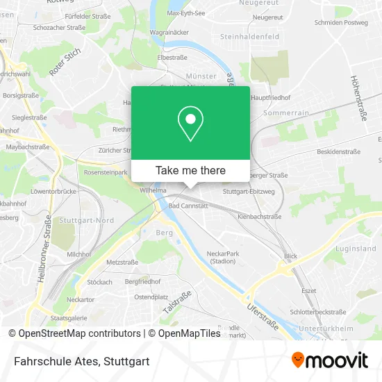 Fahrschule Ates map