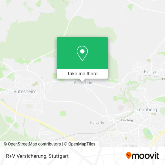 R+V Versicherung map