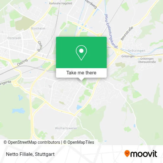 Netto Filiale map