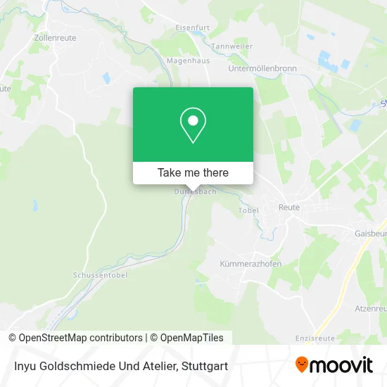 Inyu Goldschmiede Und Atelier map
