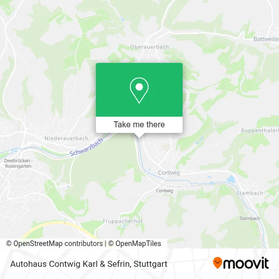Autohaus Contwig Karl & Sefrin map
